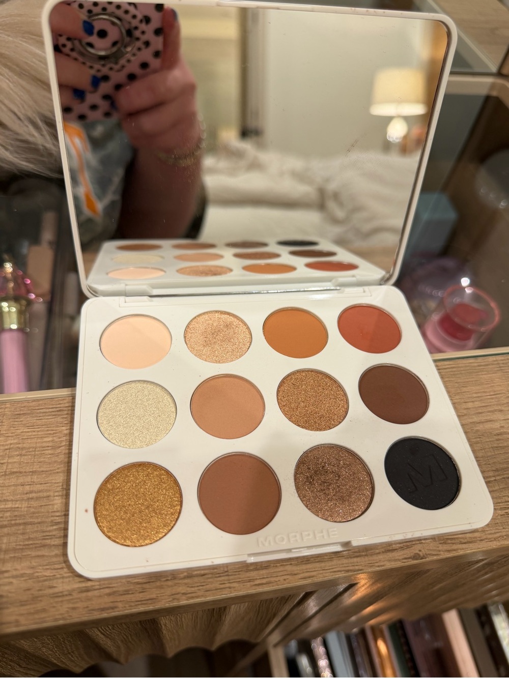 Morphe Warm Neutral Eyeshadow Palette | Flickering Sands